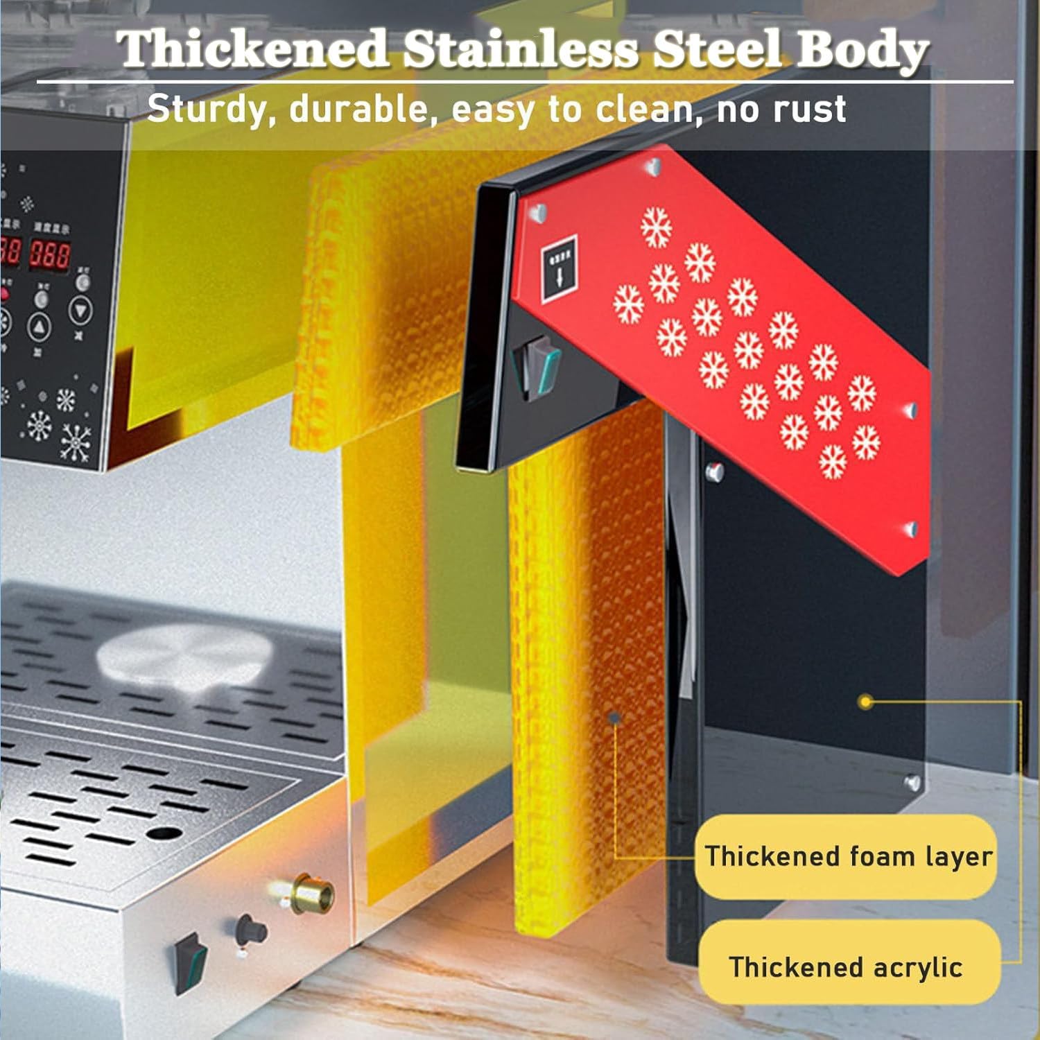 Commercial Korean Kakigori MesinIce Shaver Bingsu Making MachineColor Shaved Ice MachineCone Ice Cream Machine Shaved Ice EquipmentShaved Speed Adjustable Machine