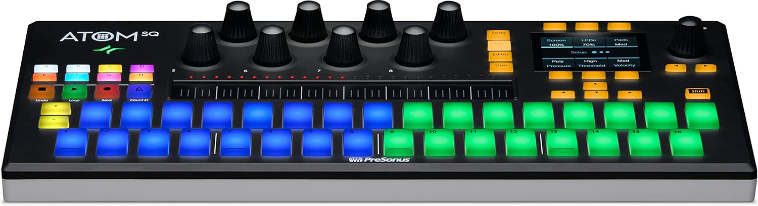 PreSonus ATOM SQ Controller with Studio One Pro Software