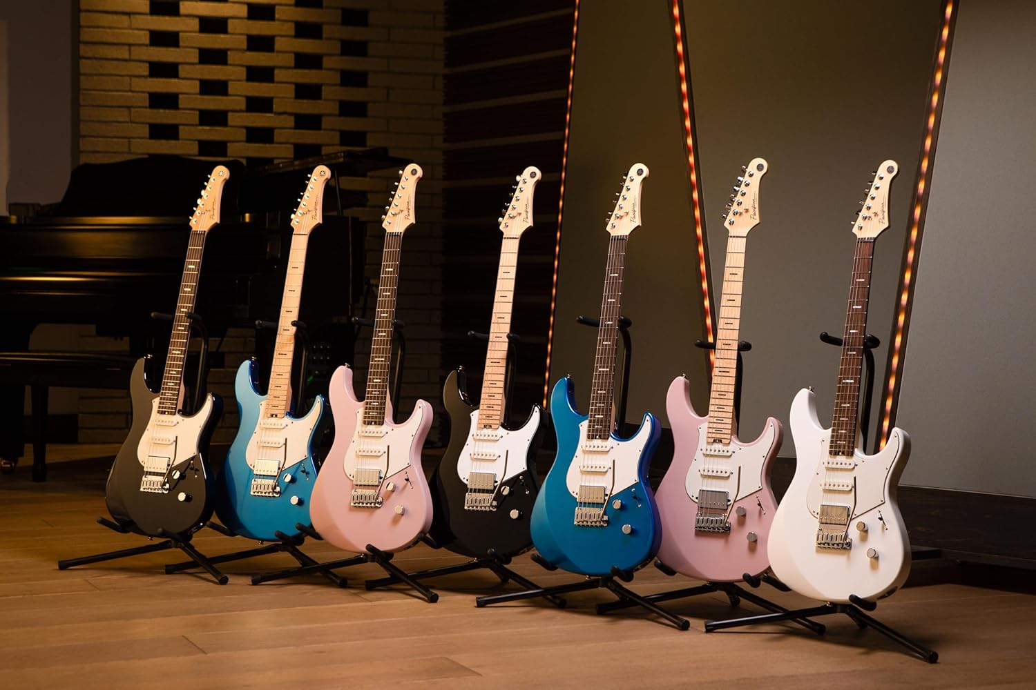 Yamaha Pacifica Standard Plus Electric Guitar With Gig Bag, Ash Pink