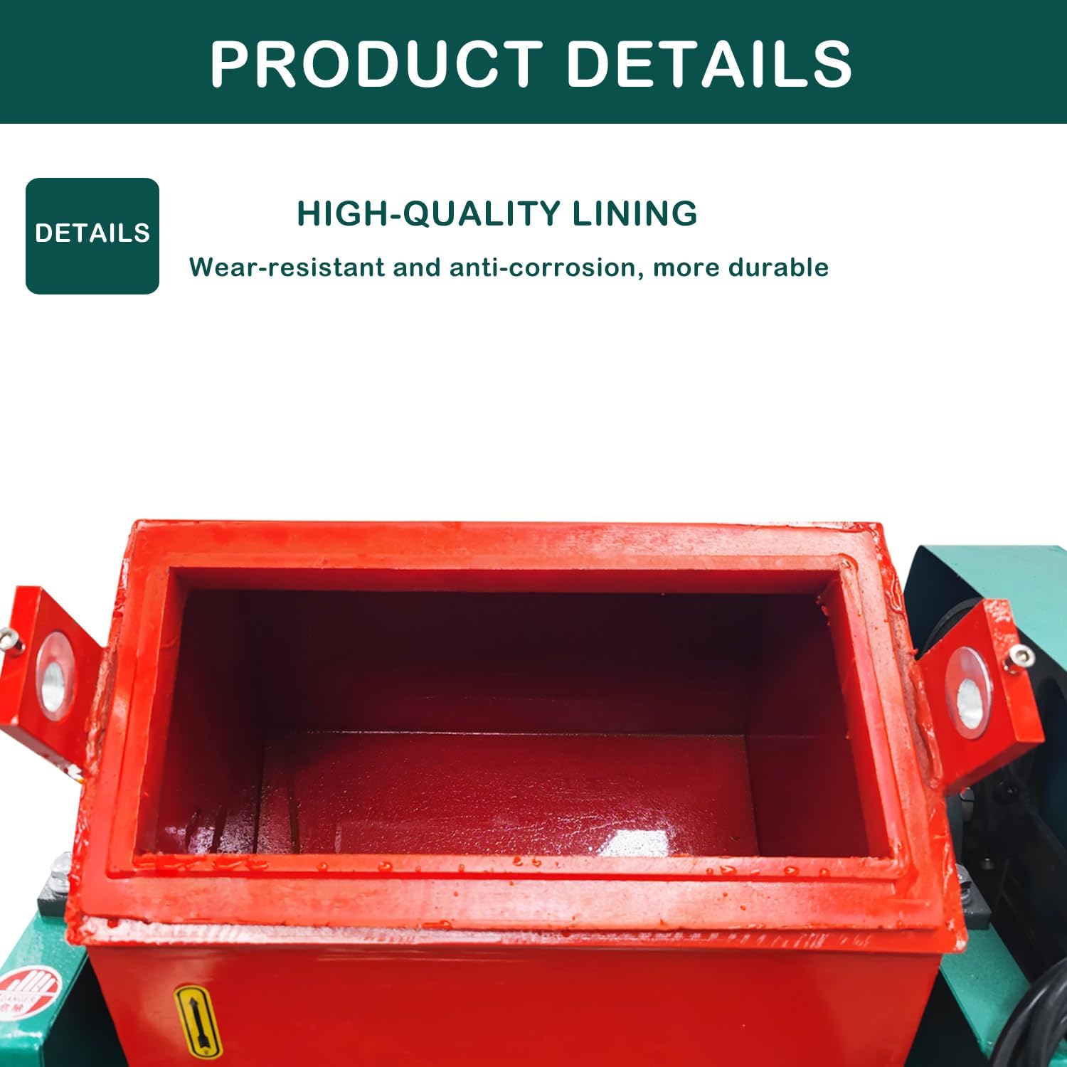 60L Vibratory Polishing Machine 17.7 Inch Professional Roller Polisher & Deburring Machine with 45 RPM for Metal Parts Cleaning Polishing Surface Finishing 110V 750W