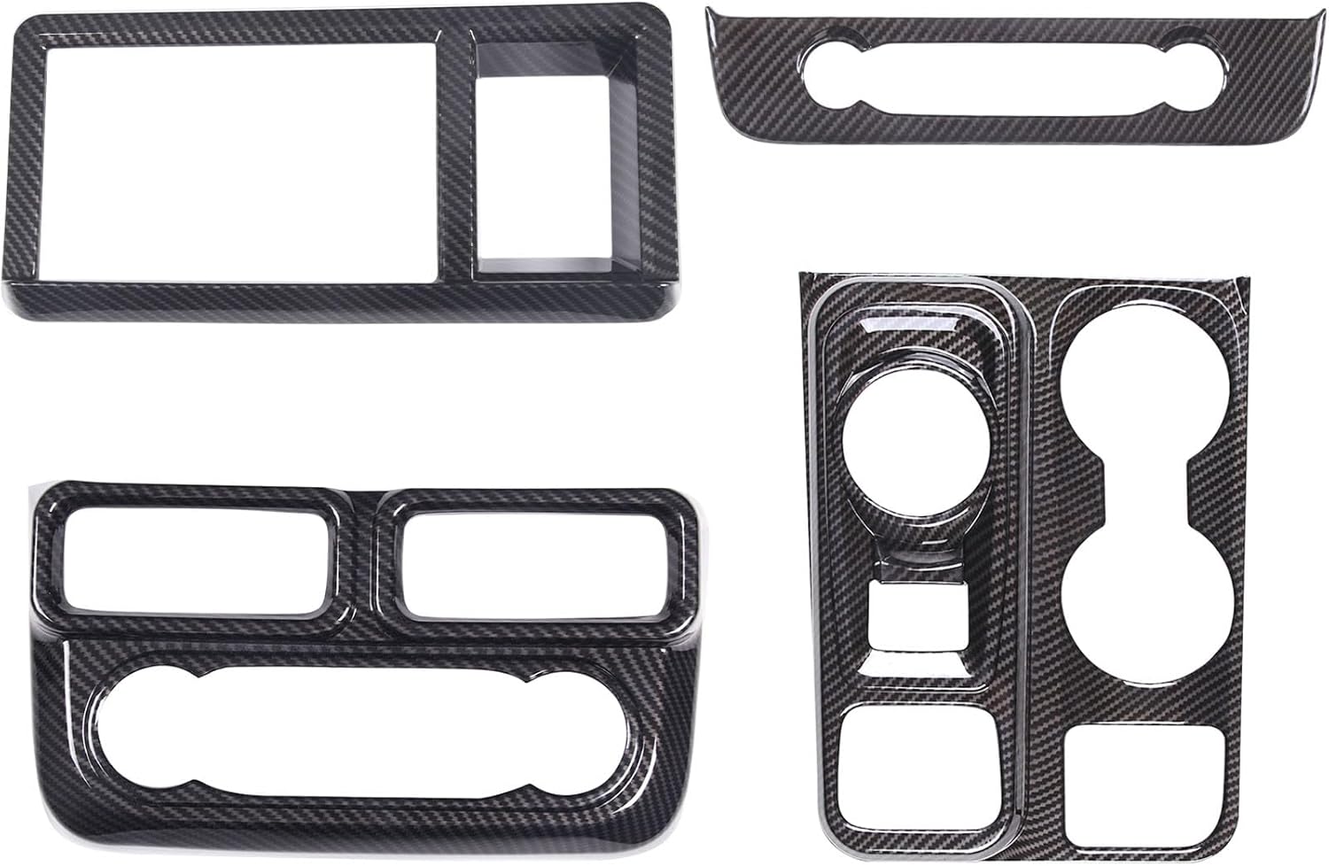 Aunginsy Compatible with Ford Maverick 2022-2024 Car Center Console Decoration Kit Include Central Navigation Adjust Button Panel Cover Gear Shift Box Panel Cover Air Outlet Vent Frame ABS Accessories