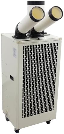 Industrial Portable Air Conditioner with Wheels 8L Large Tank Commercial Spot Cooler Adjustable Air Outlet Ideal for Hospitals Workshops Outdoor Events 220V 2.1KW