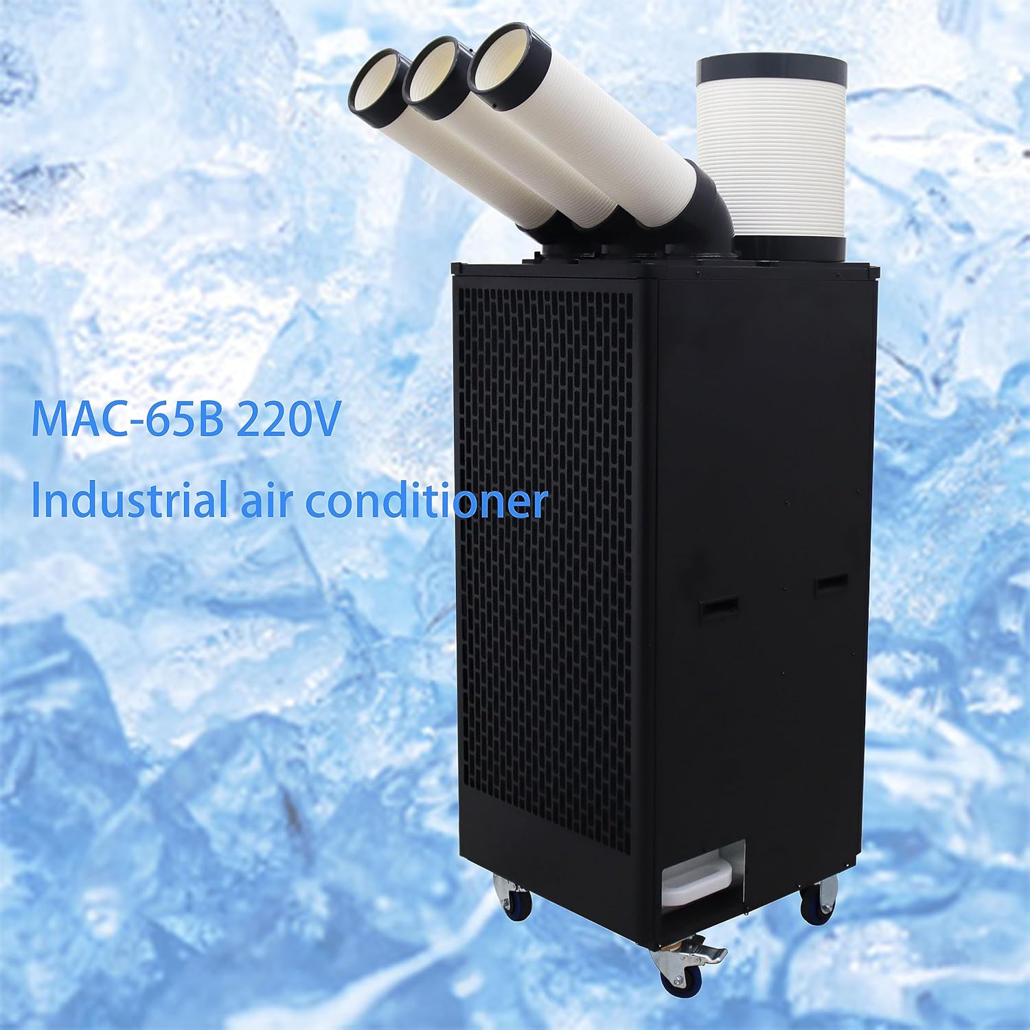 INTSUPERMAI Industrial Air Conditioner Mobile Spot Cooler Air Conditioner Workshop Post Cooling Mobile Air Conditioners Mobile Outdoor Cooling Aircon Three Outlets Mobile Outdoor Cooling Aircon 220V
