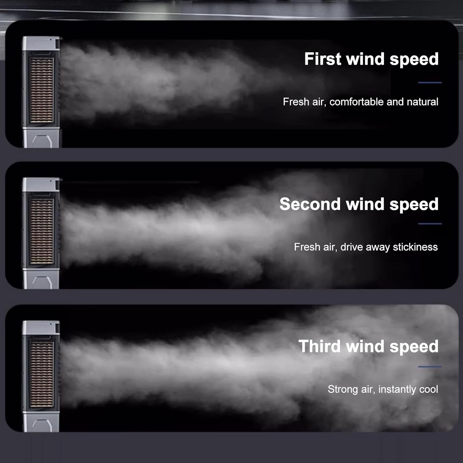 Swamp Cooler Air Conditioner, Evaporative Air Cooler with 4 Ice Box, 120°Oscillation, Portable Cooling Fan with 3 Speeds for Bedroom Home Office(45x35x80cm/18x14x31.5inch)