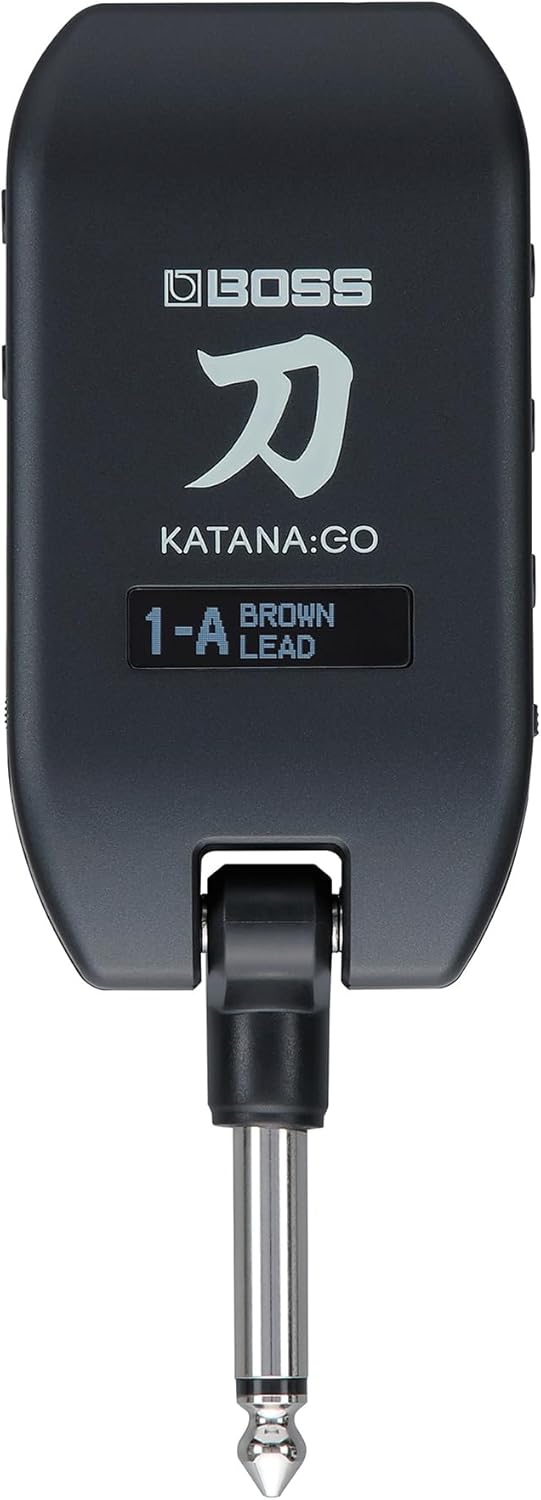 BOSS KATANA:GO | Personal Headphone Amplifier for Guitar & Bass | Ready-To-Play Sounds from Stage-Class Katana Amps | Advanced Spatial Technology | Edit Tones & Stream Backing Music via Bluetooth