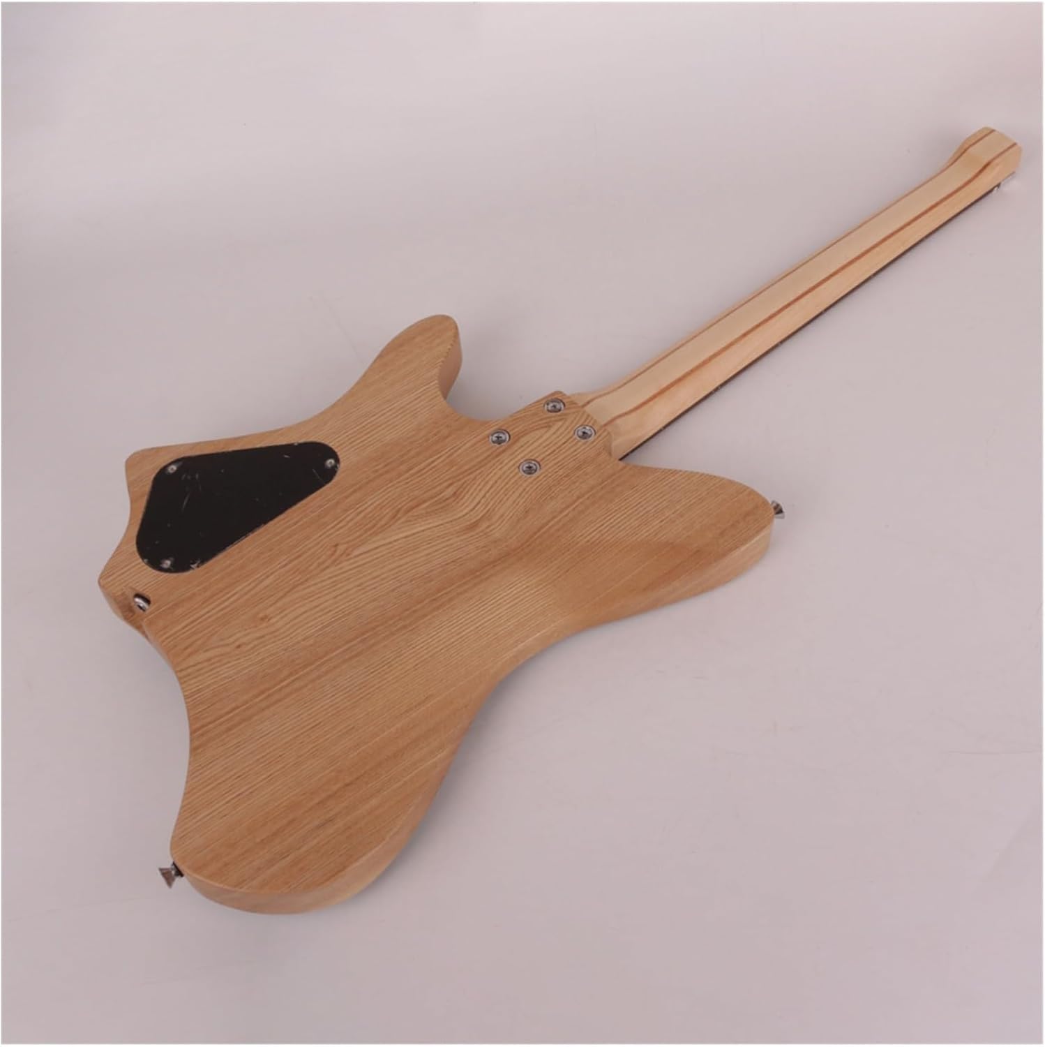 VENEKA Headless Electric Guitar Maple/Mahogany Neck Rosewood Fingerboard Headless Travel Portable Electric Guitar (Color : 01)