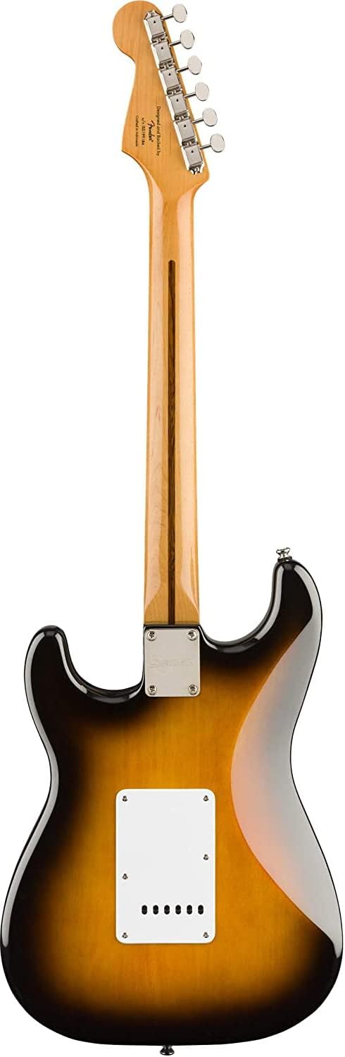 Fender Squier Classic Vibe '50s Stratocaster - 2-Color Sunburst Bundle with Gig Bag, Instrument Cable, Tuner, Strap, Strings, Picks, and Austin Bazaar Instructional DVD
