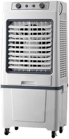 Swamp Cooler Air Conditioner Portable, 3-Speed Fan, 9000CFM Powerful Evaporative Air Cooler, 3-IN-1 Humidifying Cooling Fan for Home, Shop, Factory, Garage(Gray)