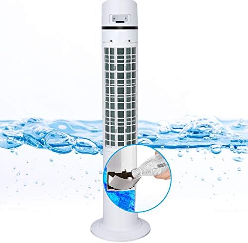 Portable Air Conditioner Fan Office Remote Control Ultra- Quiet Space Air Coolers, Dorm Single Cool Water- Cooled Air Conditioning Unit, Bedroom Portable Bladeless Cold Air Fan White