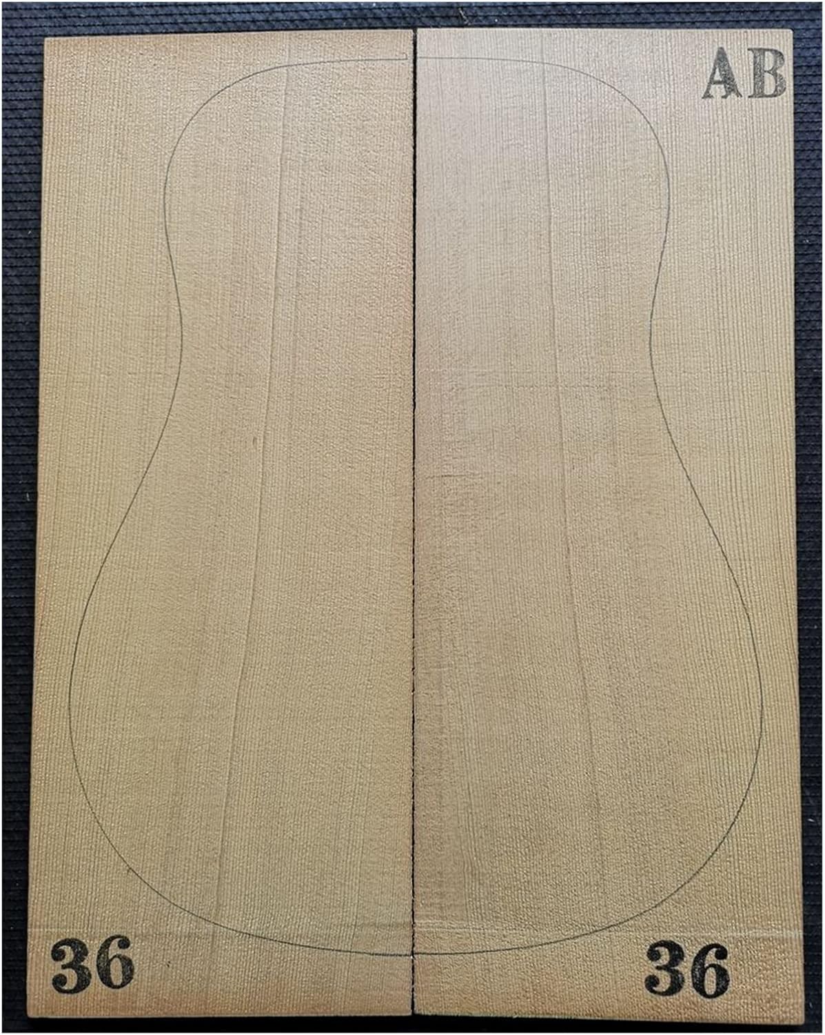 Spruce Veneer Guitar All-Single Guitar Making Materials Guitar DIY Accessory (Color : 5)