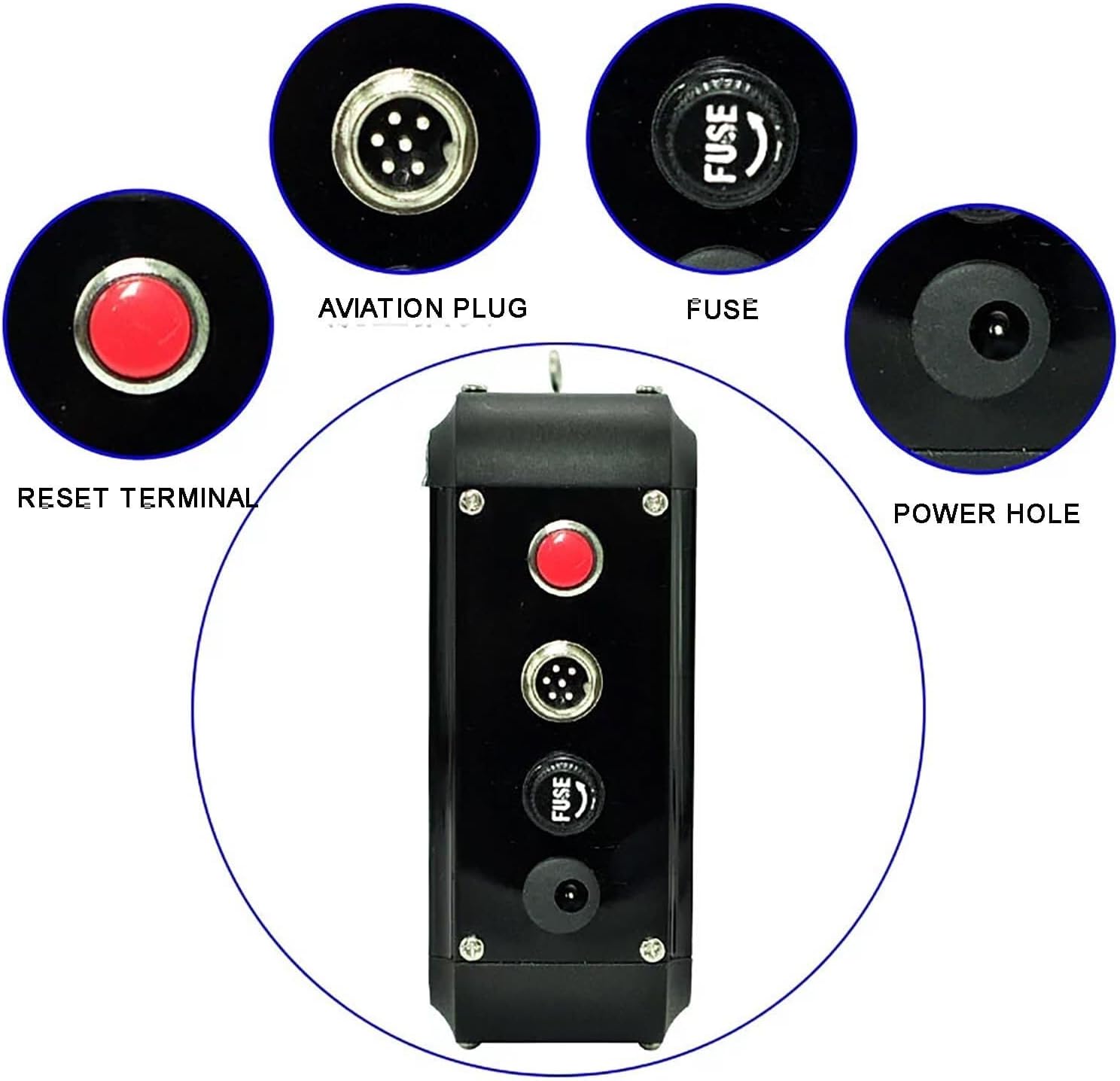 Digital Counter Led Production Line Counting Screen, Foot Pedal Red Display 0-9999 4 Digits, for Factories, Assembly Lines, Airports, and Stations, Breeding Farm, Conveyor Belt