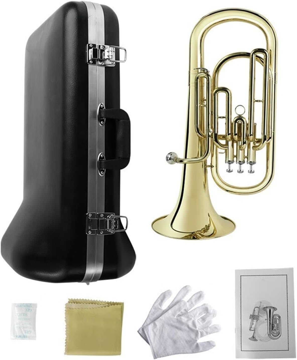 Standard Euphonium 3 key B flat brass instrument