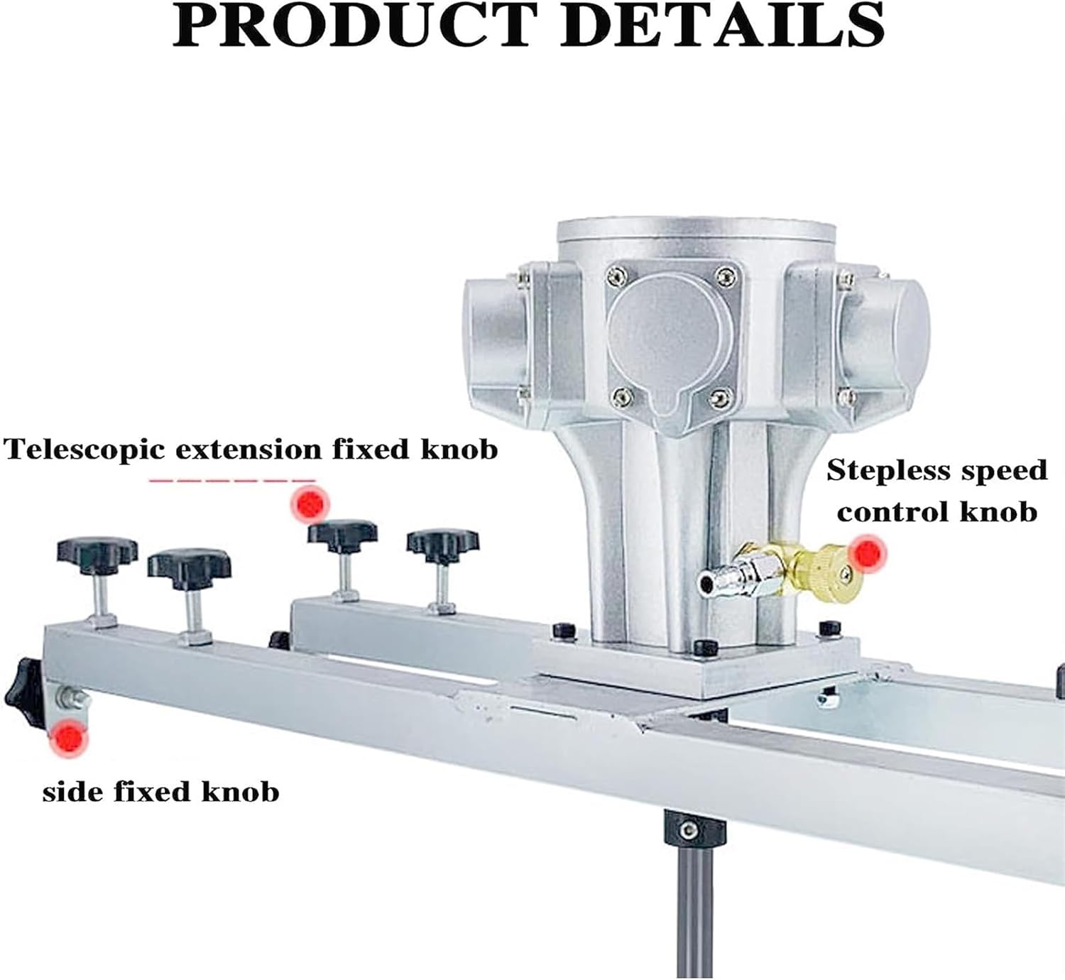 Air Agitator,Pneumatic 1 Ton Tank Mixer Machine,Paint Stirring Machine,Folding Propeller,with Support Hanger,for Ink Dissolver Agitator