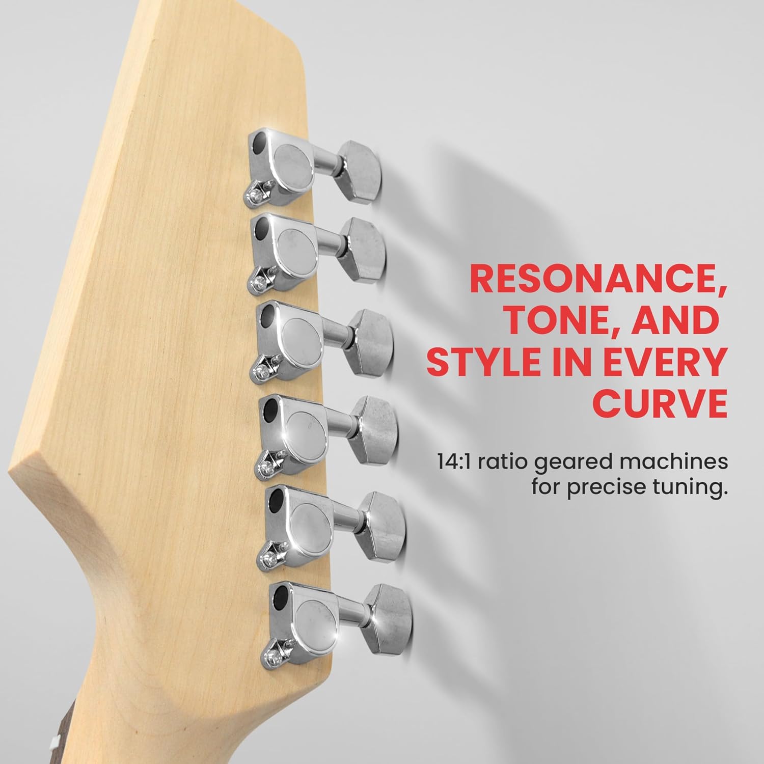 Pyle Unfinished Electric Guitar Kit - You Build The Instrument, Maple Neck With A Fretted Technical Wood Fingerboard, Basswood Body w/Sanding Sealer, Includes All Parts And Instructions - Pyle