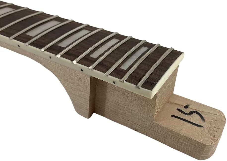 Semi-hollow Electric Guitar Kit, Maple Neck & Body, Rosewood Fretboard, 24.75