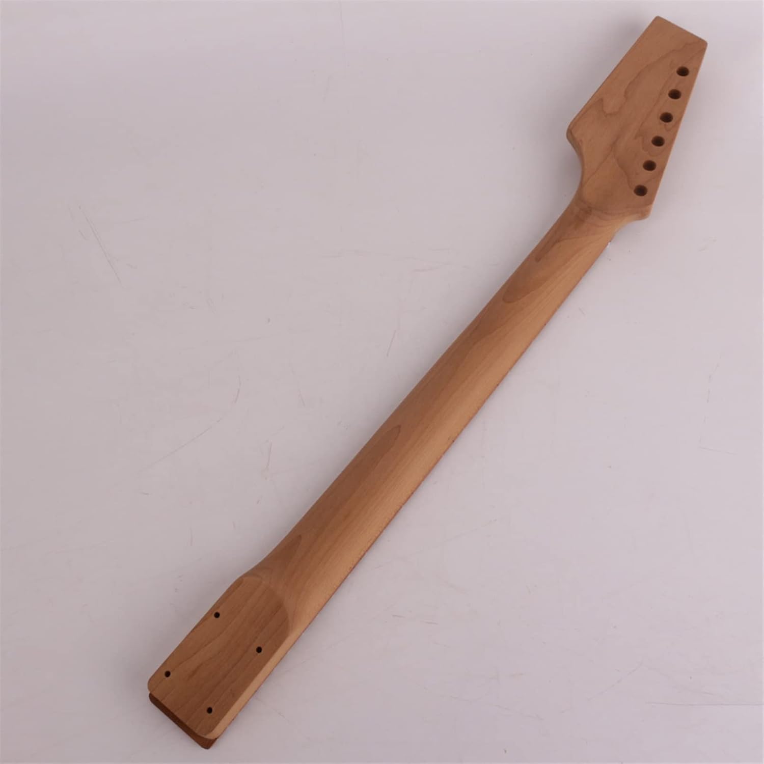 Unfinished Maple Neck Fretboard Mahogany Body 22 Frets for Tele Electric Guitar Kit DIY Unfinished Guitar Set (Color : 01)