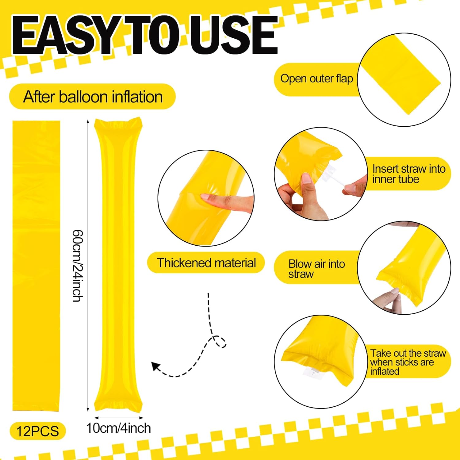 Soulchen Team Spirit Accessories Bulk Team Spirit Day Assortment Thunder Stick Hand Clapper Whistle Megaphone Cheerleading Pom Poms Glasses Necklace Sticker for Sport