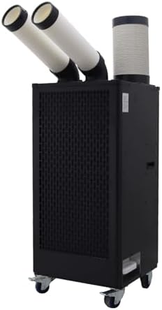 Industrial Portable Air Conditioner with Wheels 8L Large Tank Commercial Spot Cooler Adjustable Air Outlet Ideal for Hospitals Workshops Outdoor Events 220V 2.1KW