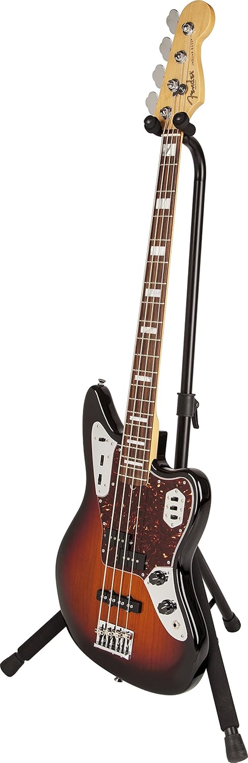 Squier by Fender Affinity Series Stratocaster Pack, HSS, Laurel Fingerboard, Charcoal Frost Metallic & Deluxe Hanging Guitar Stand