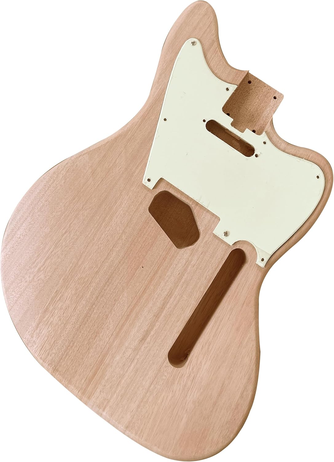 Unfinished Electric Guitar Kit Beginner Kit Mahogany Body and Maple Neck,Maple Fretboard,Uncut DIY Guitar Kit,Build Your Own,Electric Guitars for Beginner