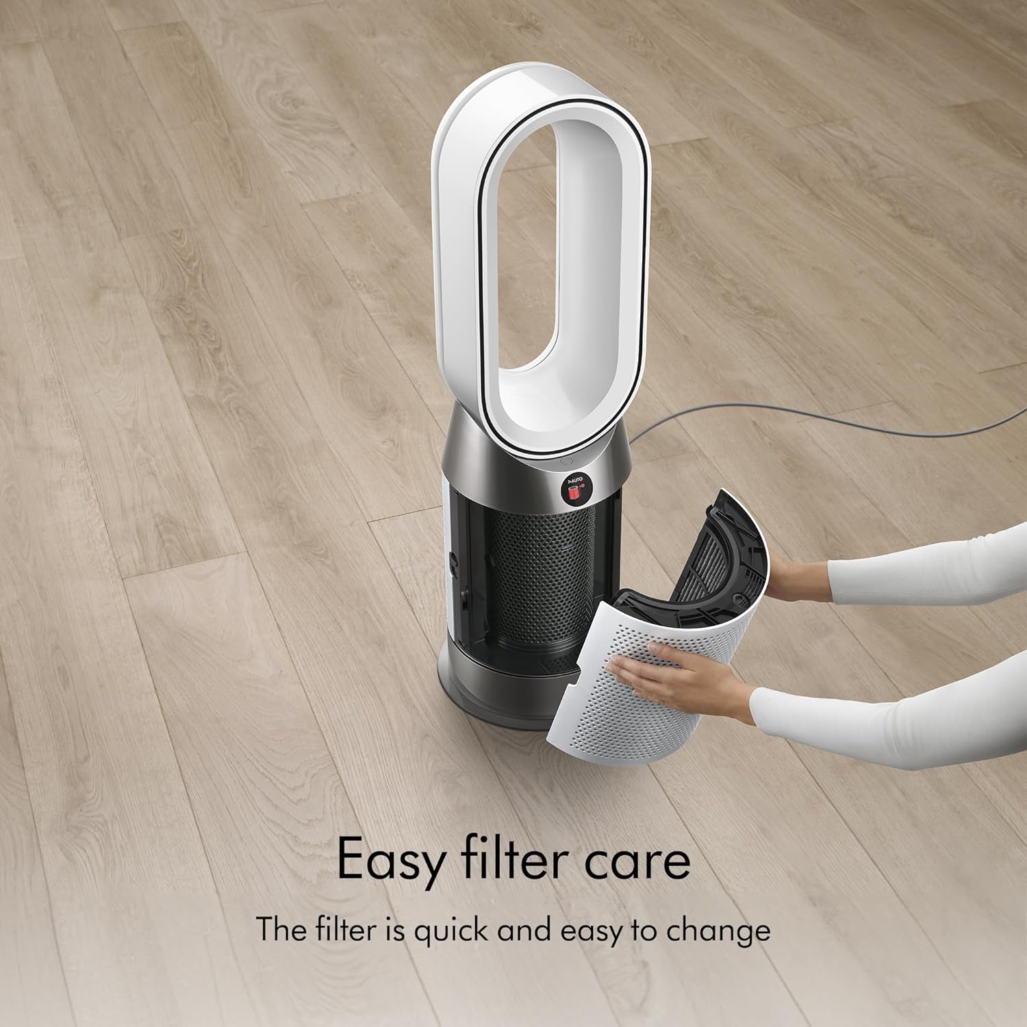 Dyson Purifier Hot+Cool Gen1 HP10 - HEPA Air Purifier, Fan & Heater, 350° oscillation, 10 levels, bladeless (White)