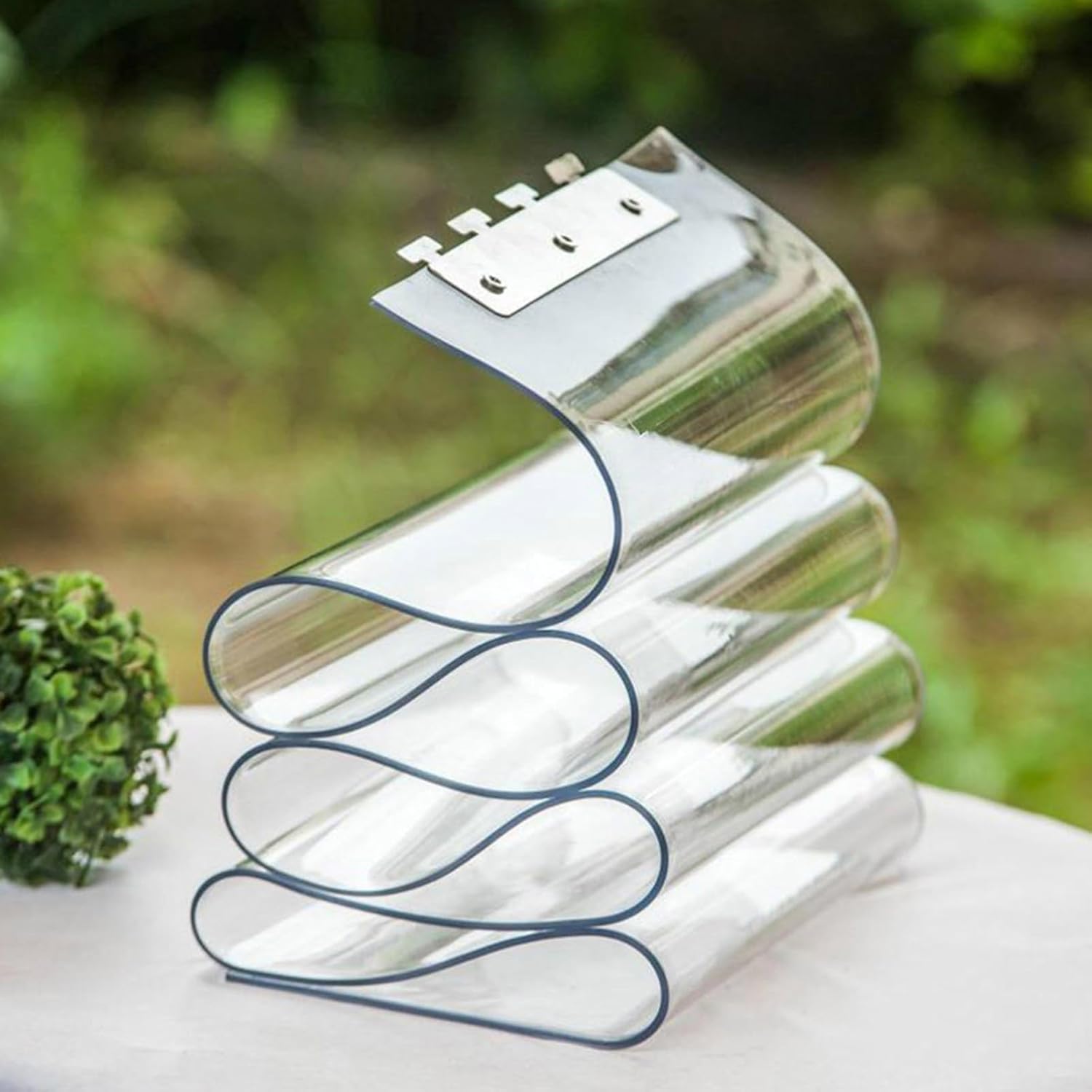 Walk in Cooler Plastic Strip Door Curtain, Transparent PVC Curtain Quarantine Area for Air Conditioner Room, Kitchen Decor Curtain, Easy to Install(195x400cm/76.77x157.48in)