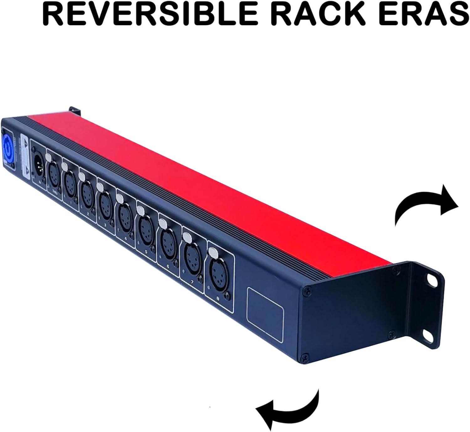 8-Port Opto-Isolated DMX Splitter/Amplifier/Isolator, LED Indicator, USB Work Light, Bulit-in Termination, XLR-5PIN,19 Inch Rack Mountable(RDM not Supported)