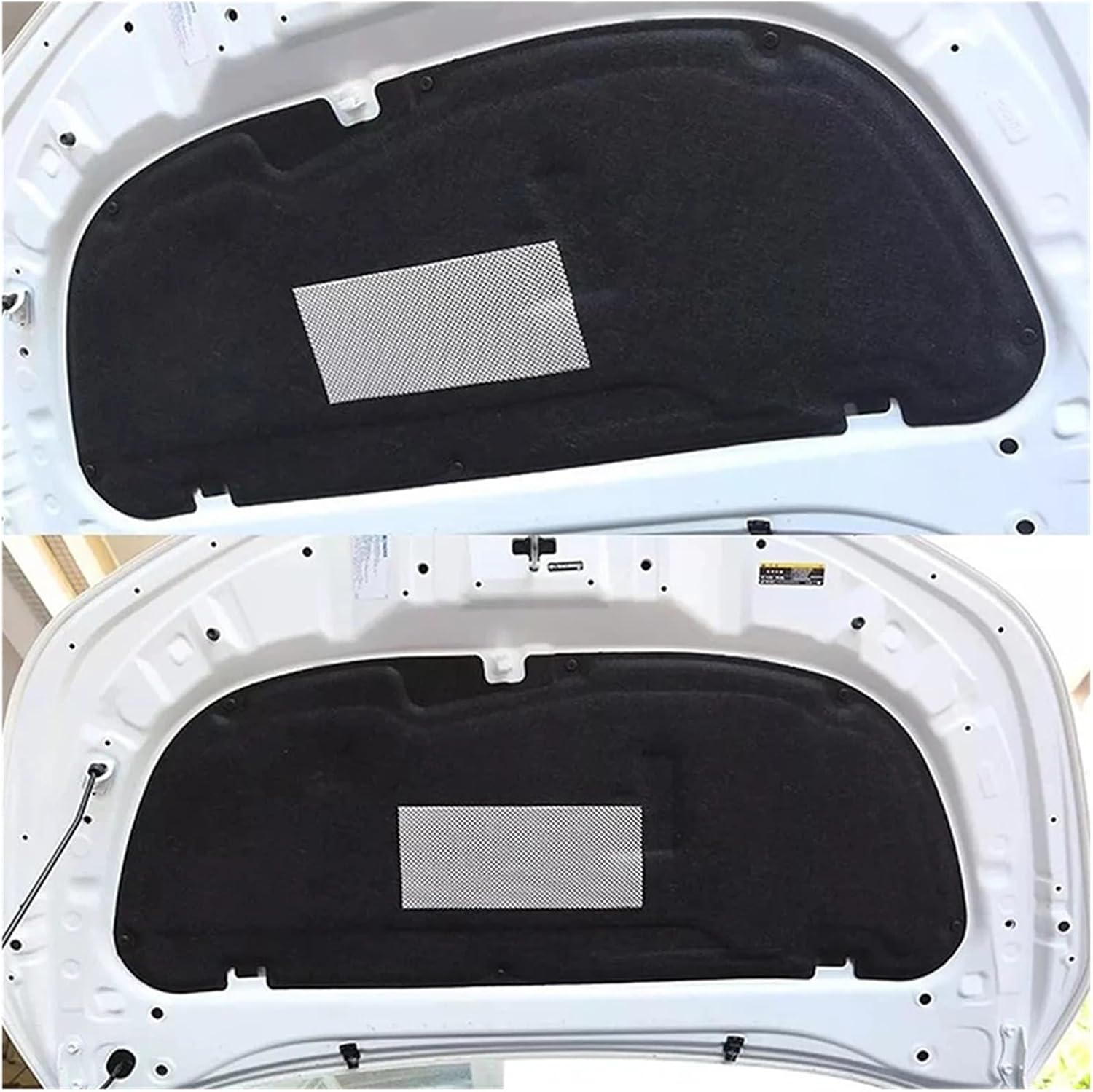 Auto Front Engine Soundproof Cotton Compatible For Toyota Corolla 2007-2023 Single Aluminum Sheet Sound Insulation Pad Mat Car Accessories(Corolla 2019-2023)