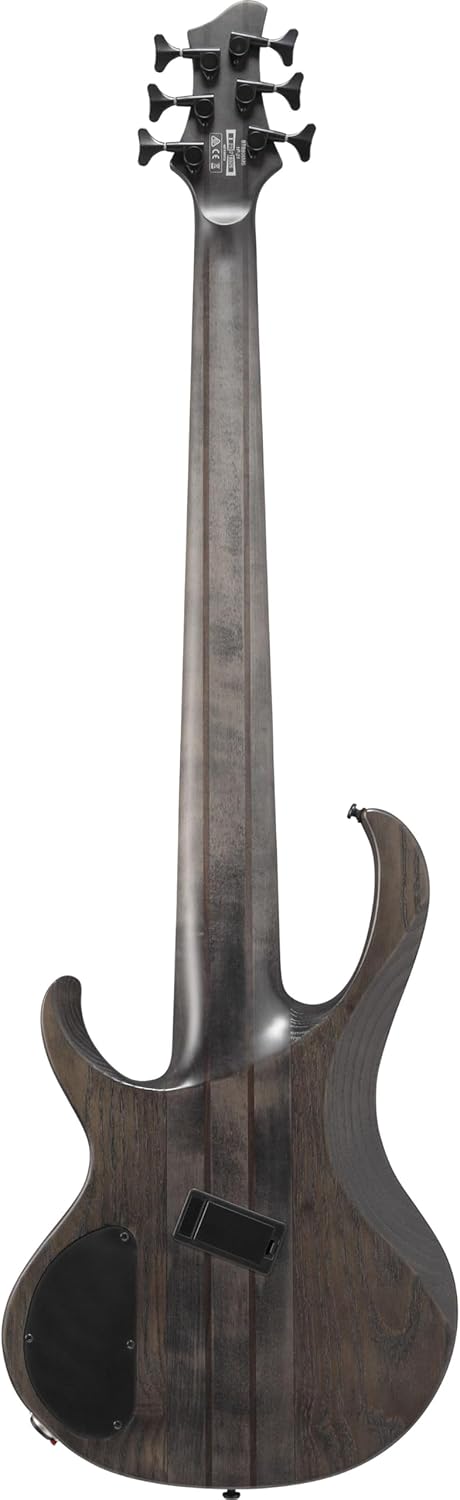 Ibanez Bass Workshop BTB806MS Multi-scale 6-string Bass Guitar - Transparent Gray Flat