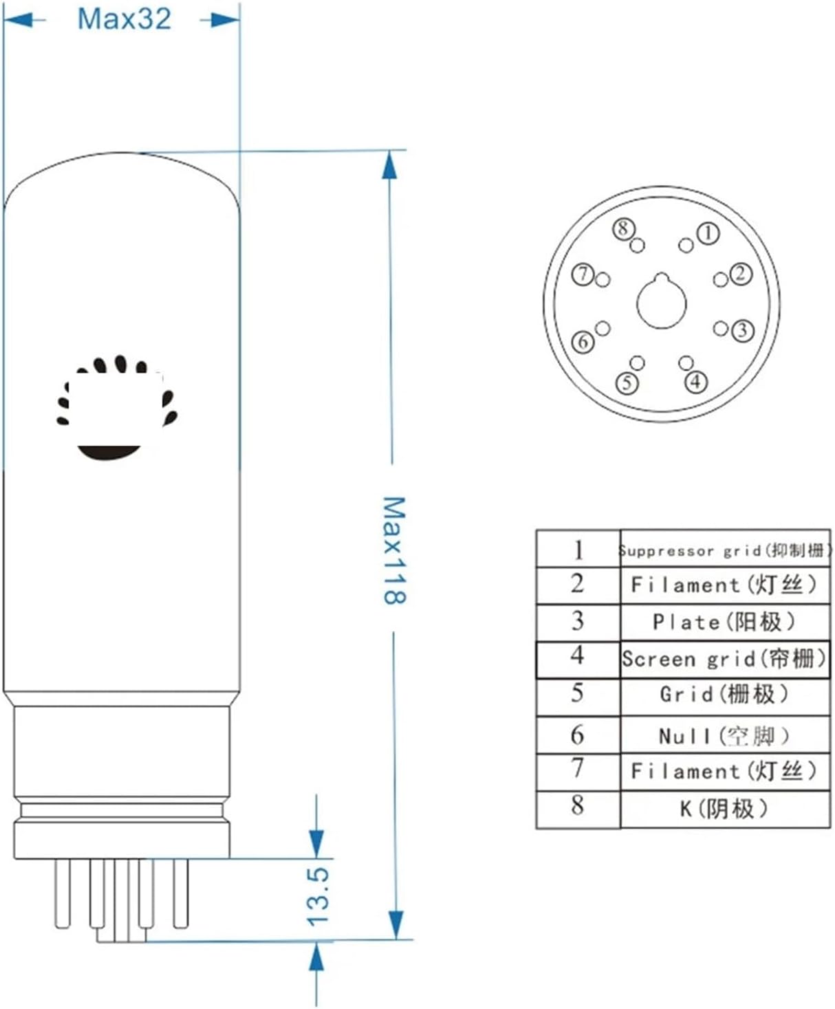 EL34 EL34PH Tube Amplifier Kit DIY(4pcs Matched Quad)