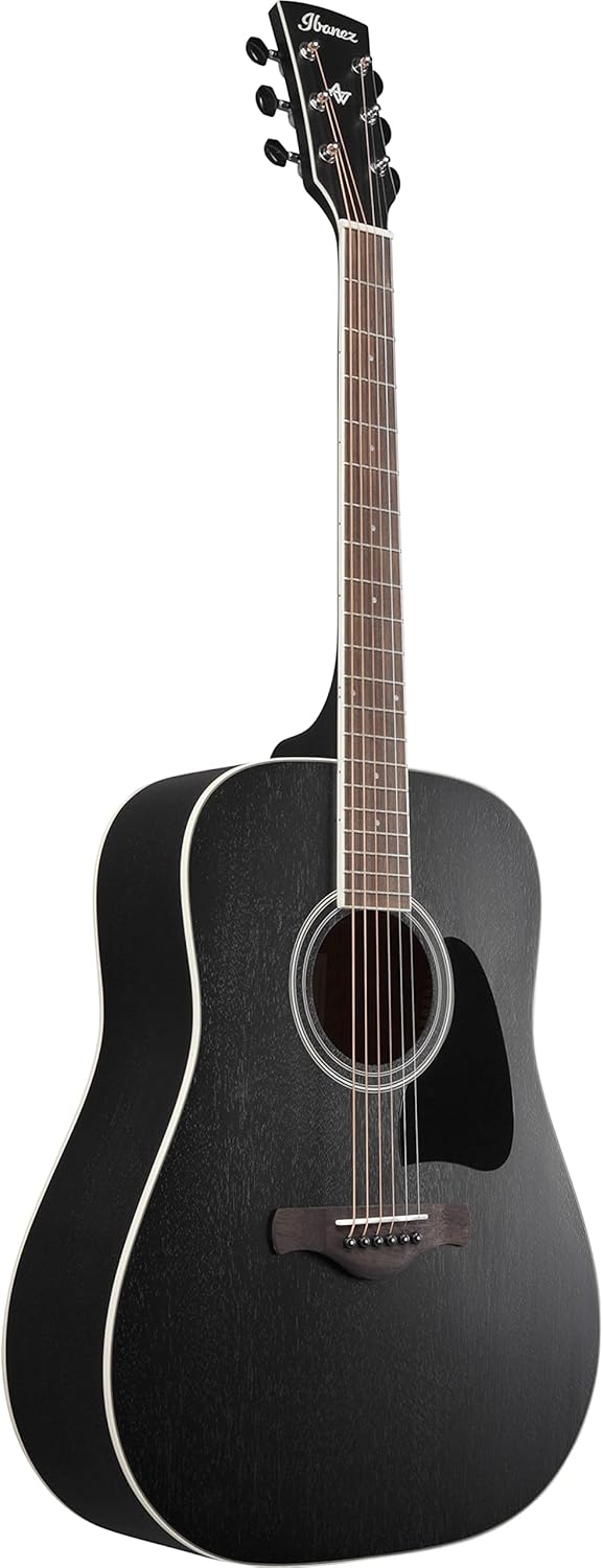 Ibanez AW84-WK Weathered Black Open Pore - Acoustic Guitar