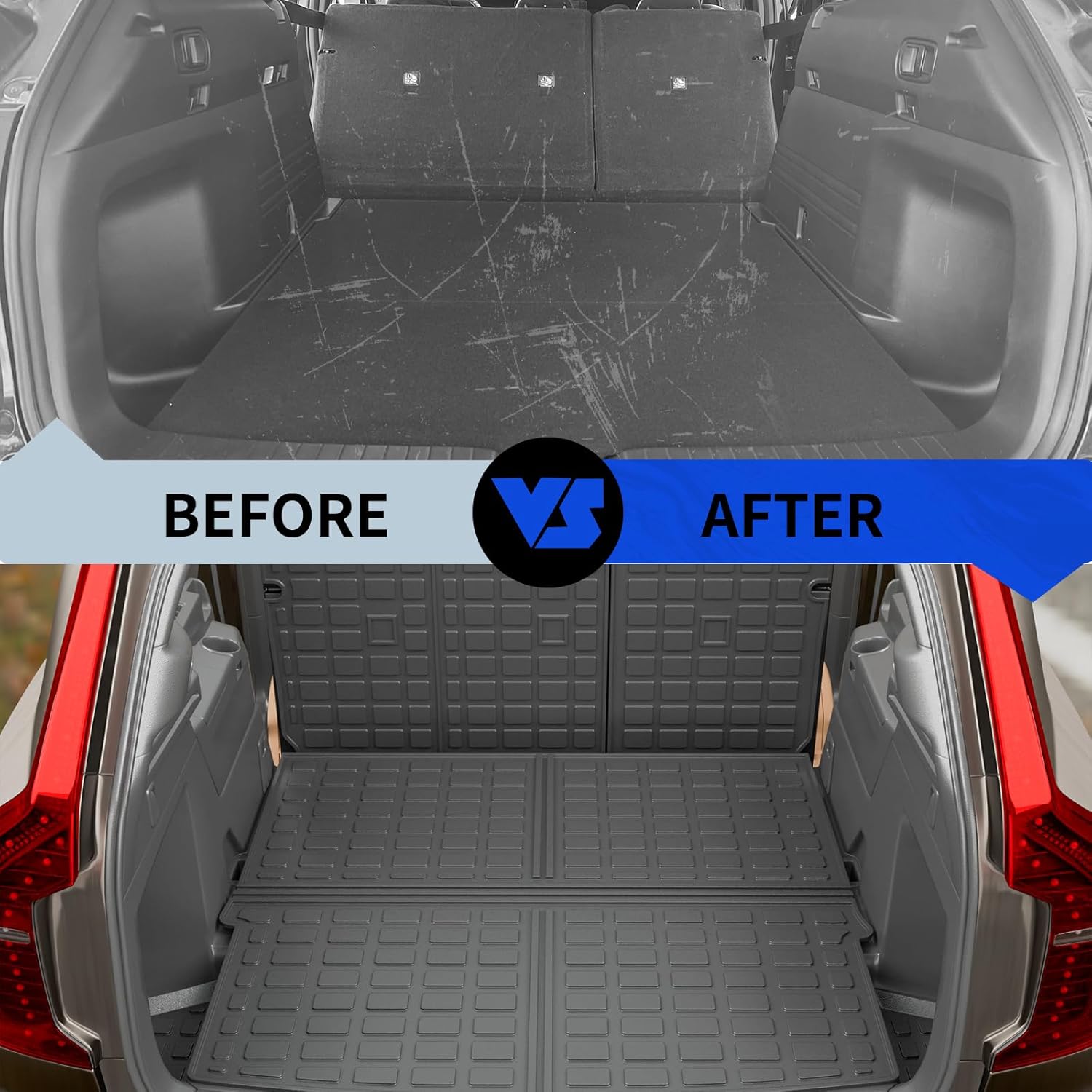 Rongtaod Floor Mats Compatible with 2023 2024 2025 Mazda CX50 Cargo Mat Cargo Liner Trunk Mat Trunk Liner Back Seat Cover Protector CX-50 Accessories (Floor Mats+Trunk Mat+Backrest Mats)