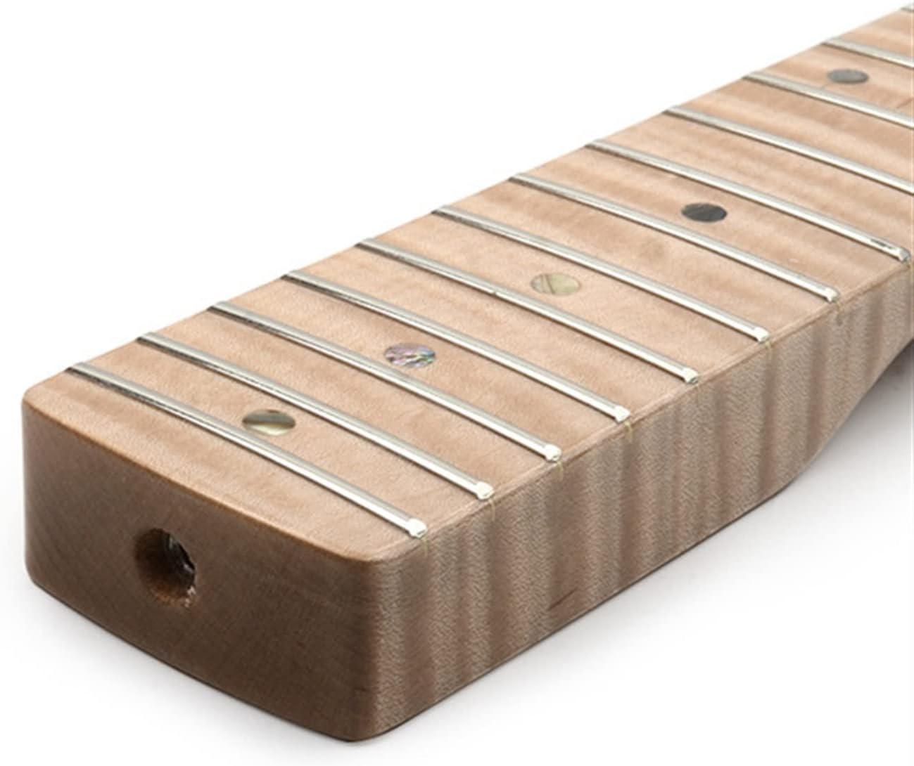 1pc 21 Frets Maple Electric Guitar Neck Guitar Accessories Parts Musical Instruments Unfinished Guitar Neck
