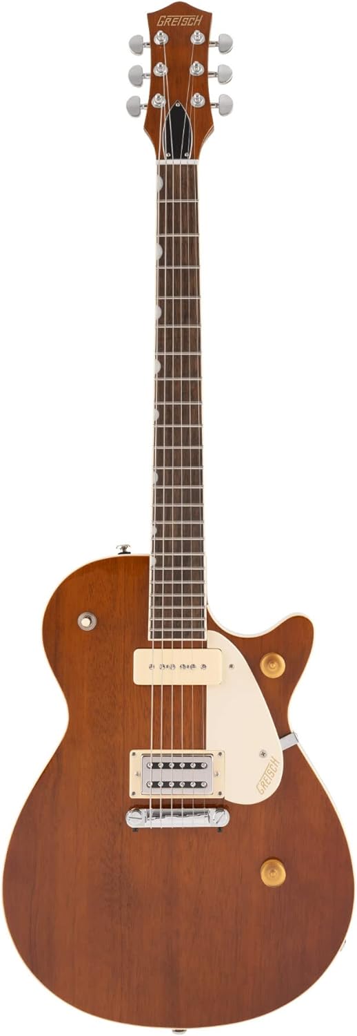 Gretsch G2215-P90 Streamliner Junior Jet Club 6-String Electric Guitar with Laurel Fingerboard and Three-Way Pickup Switching (Right-Handed, Single Barrel Stain)
