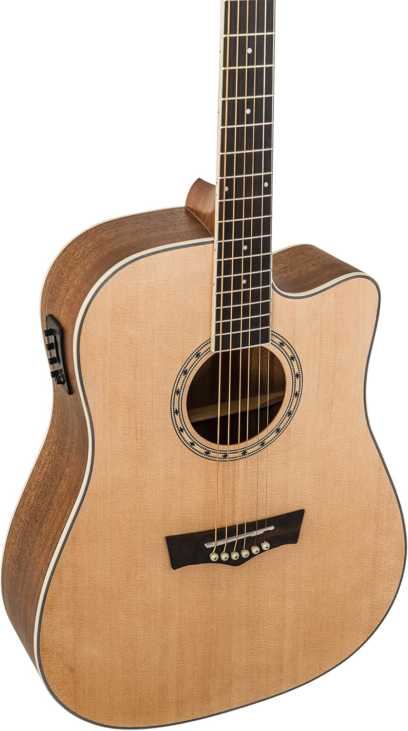 Peavey Delta Woods™ DW-2 CE™ Solid Top Cutaway Acoustic-Electric Guitar with Electronics and Case