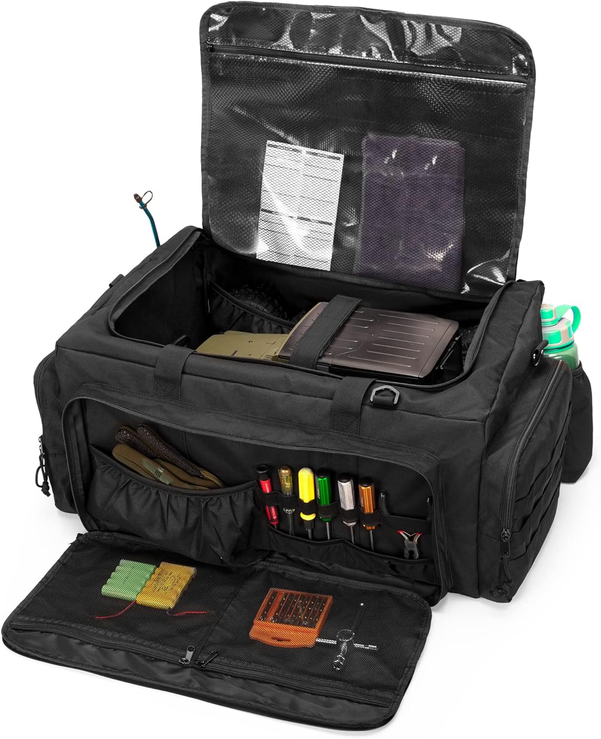 RC Car Bag for 1/8 and 1/10 Car, RC Carry Case Compatible with Traxxas 1/8 Car, Multi-Pockets to Store Tools and Other Accessories, Adjustable Shoulder Strap for Easy Carrying (Patent Design)