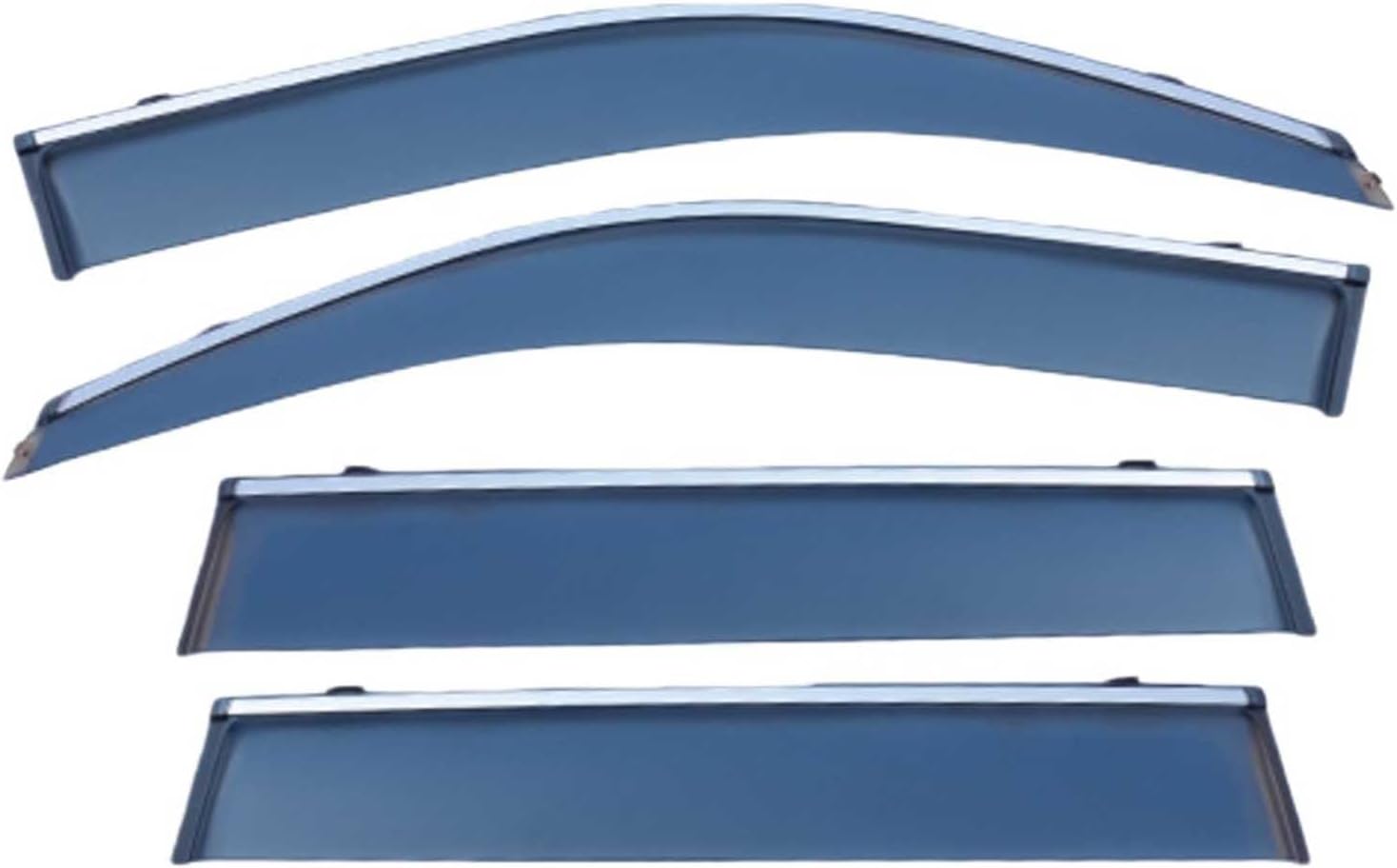 Window Deflectors for Lexus GX460/GX400 MK2-J150 2010+, Sun Rain Guard Window Visors Vent Shades with Bright Stripes Car Accessories