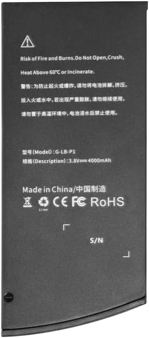 GTRS W902 Headless Travel Guitar Smart Electric Guitar and G-LB Rechageable Repalceable Battery