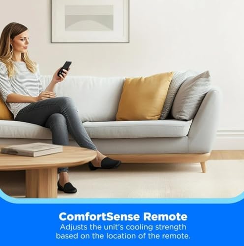 Midea 10,000 BTU DOE Smart Portable Air Conditioner 450 sq. ft., 3-in-1 Comfort: Cools, Ventilates, & Dehumidifies, Voice Control: with Alexa, Google Assistant - MAP10S1XWBL (Renewed)