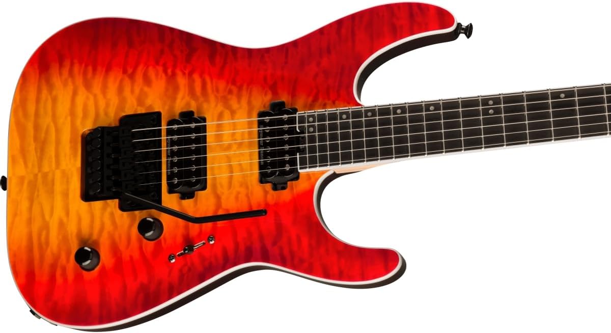 Jackson Pro Plus Series Dinky DKAQ Electric Guitar - Firestorm