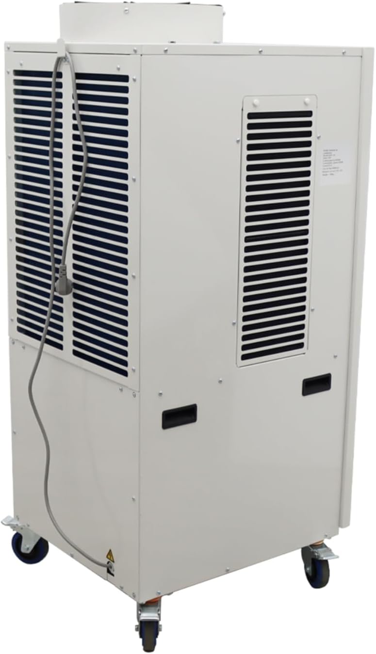Air Flow 3600m³/h Industrial Portable Air Conditioner with Wheels 14L Tank Commercial Spot Cooler 1820W Adjustable Air Outlet Ideal for insititute Workshops Outdoor Events 220V