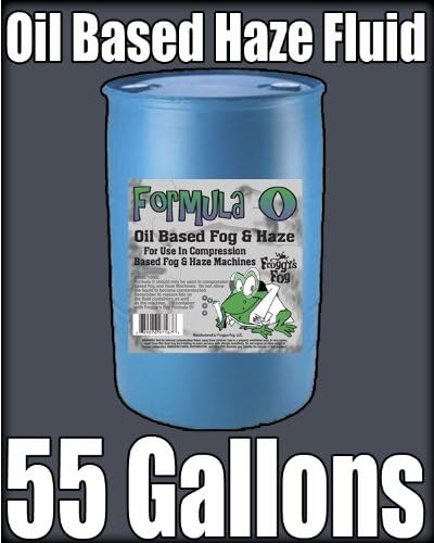 Froggys Fog - Pro Oil Based Haze Juice Machine Fluid - 55 Gallon Drum