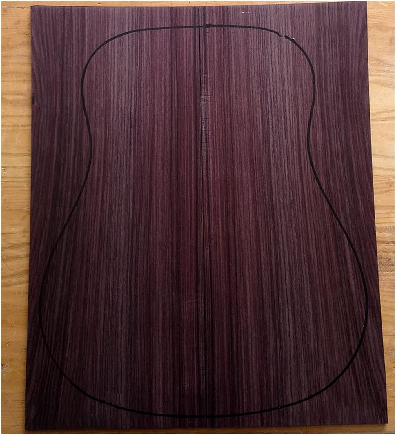 India Rose Wood Back Panel Wool Guitar Production Material Accessories DIY Guitar Kit (Color : 3)