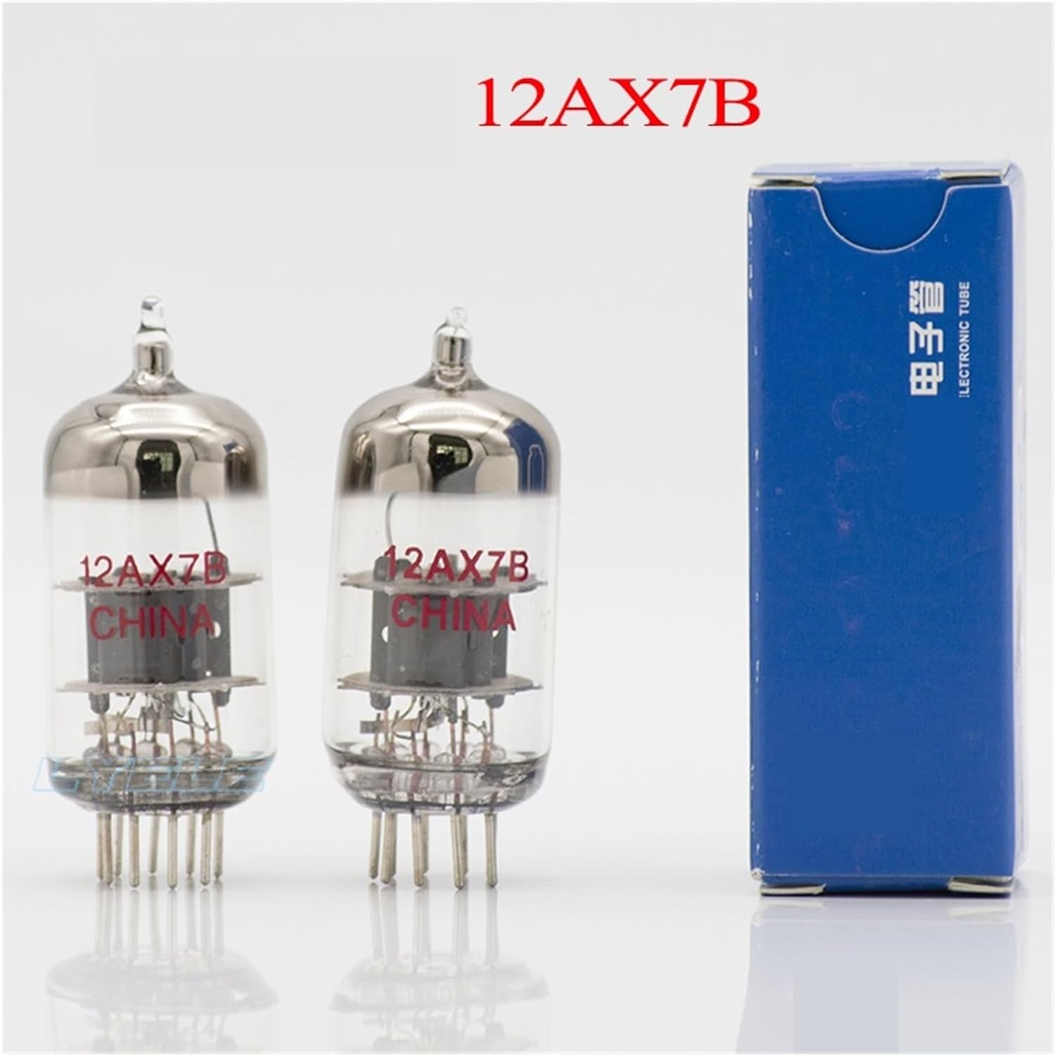 12AX7B 12AU7 Tube Replaces ECC83 7025 6N4 Tube Precision Matching Suitable for Audio Amplifier(12AU7 2PCS)