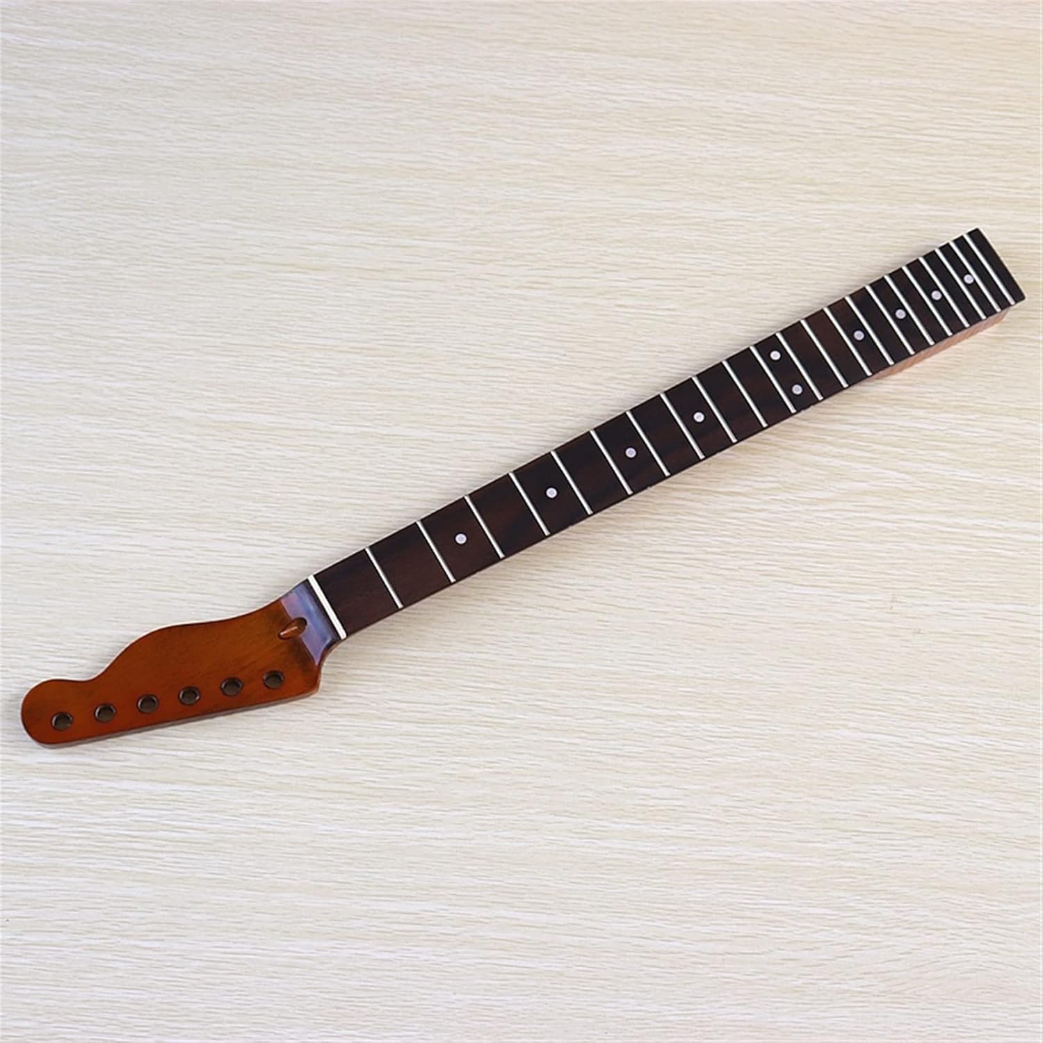 Brown Electric Guitar Neck Maple for TL Neck Rosewood Fretboard 22 Frets Neck Guitar ​Neck Replacement