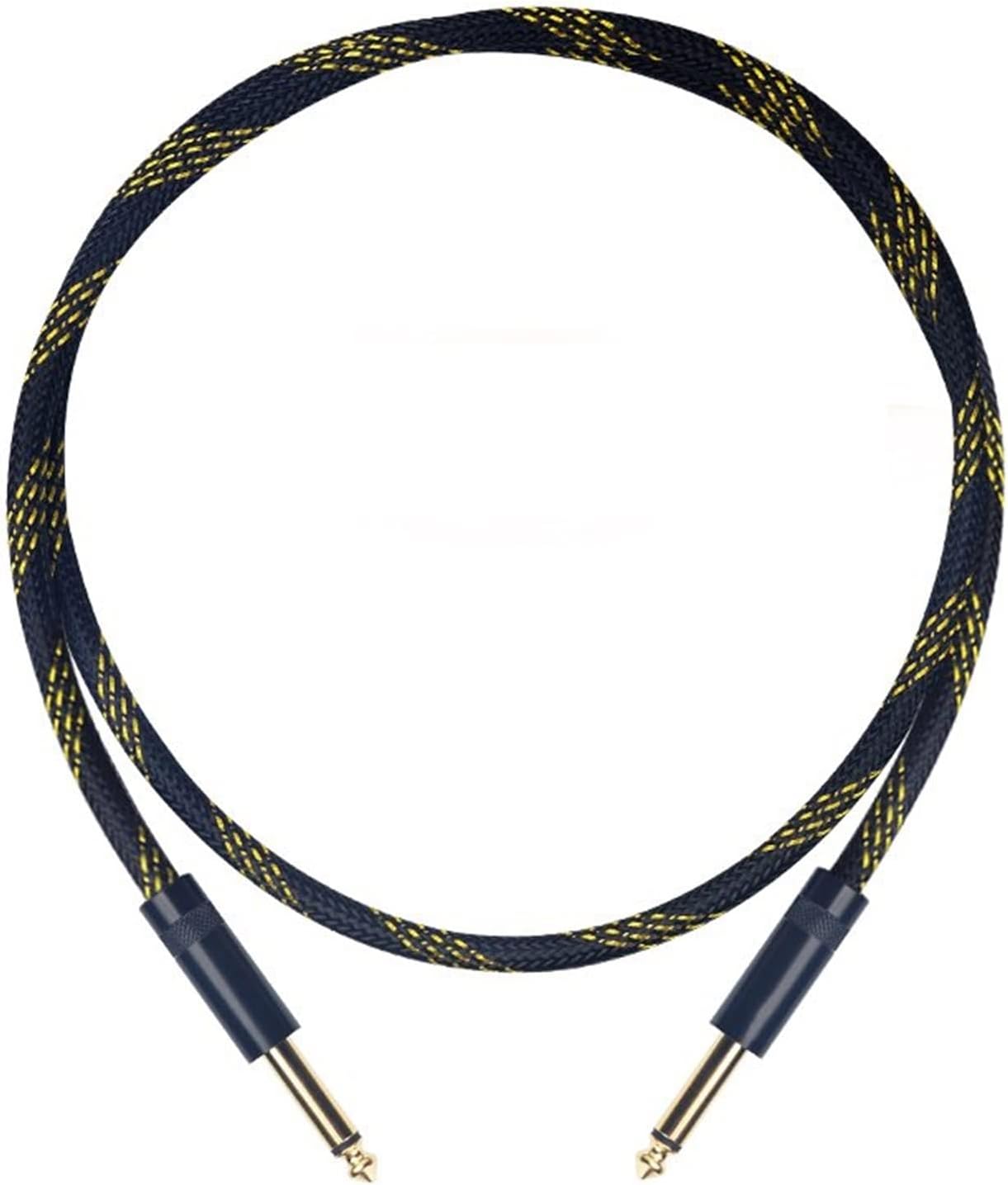 Cable 6.5mm Output for Microphone Guitar Amplifier Player Guitar Interface Audio Cable (Color : 1.5m)