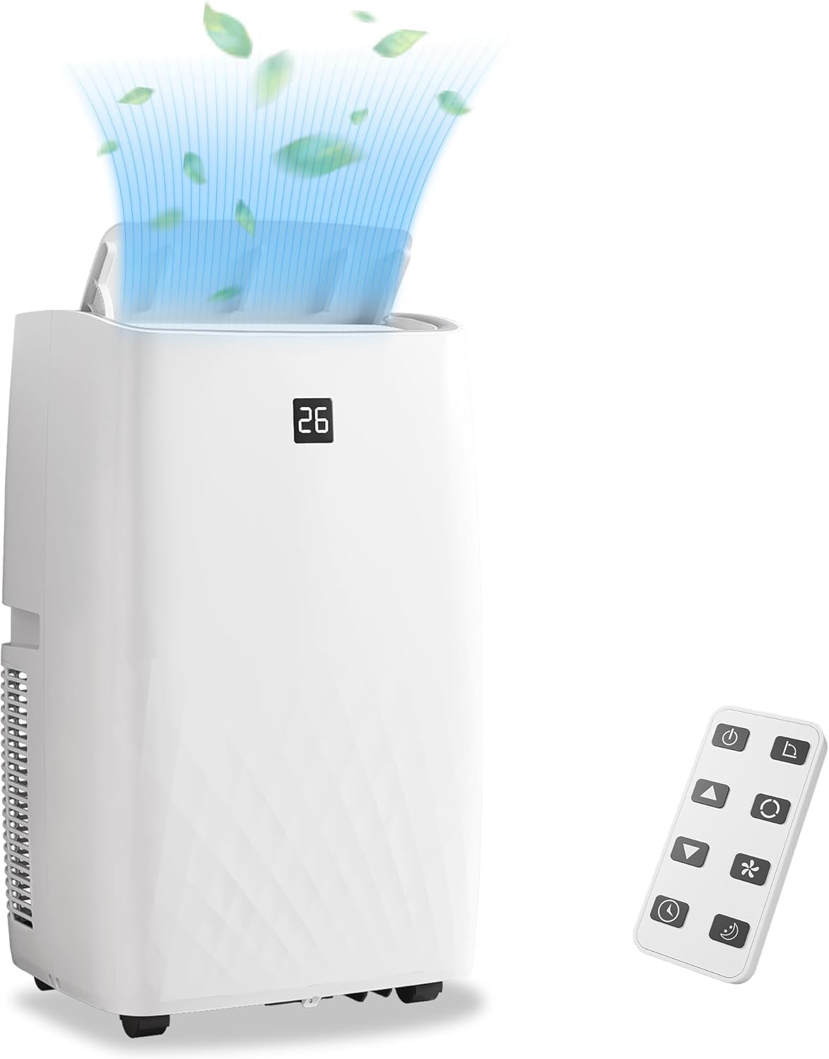 TrailBlaze 14,000 BTU Portable Air Conditioner, Remote Control up to 750 Sq. Ft, Floor Room AC Unit with Cool, 3 IN 1Dehumidifier, Fan Mode, Air Cooler for Bedroom Office Home