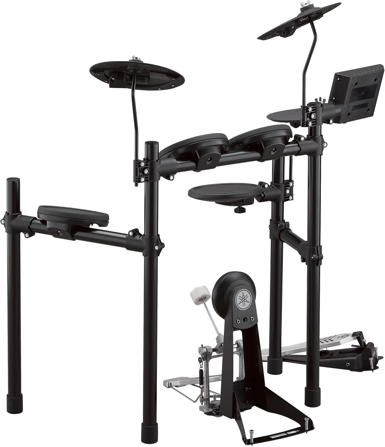Yamaha DTX452K Electronic Drum Set with 400+ Premium Customizable Sounds, USB Audio/MIDI, 3-Zone Snare Pad, Quiet Pads, Kick Tower and Pedal, Smart App Included