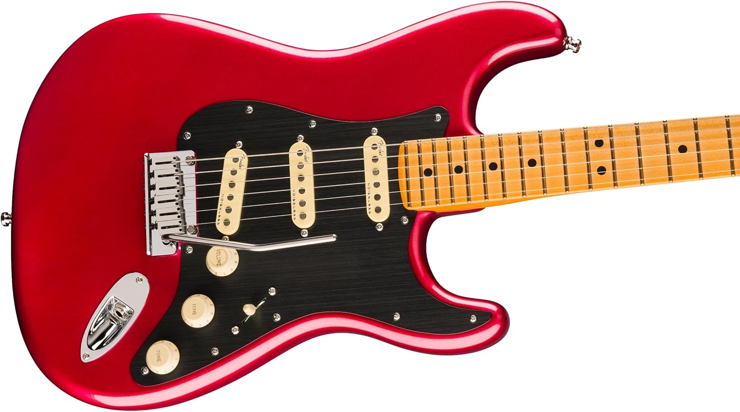 Fender American Ultra II Stratocaster Electric Guitar - Sinister Red, Maple Fingerboard