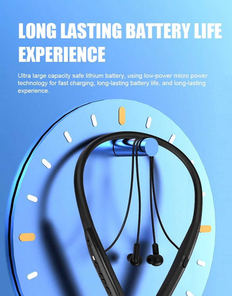 CZ-T01 Neckband Hearing Amplifier & Aids with free APP and Bluetooth 50dB Gain for Moderate-Severe Hearing Loss, 34-Channel Noise Cancelling, 30H Rechargeable,preventing loss, keeping devices safe